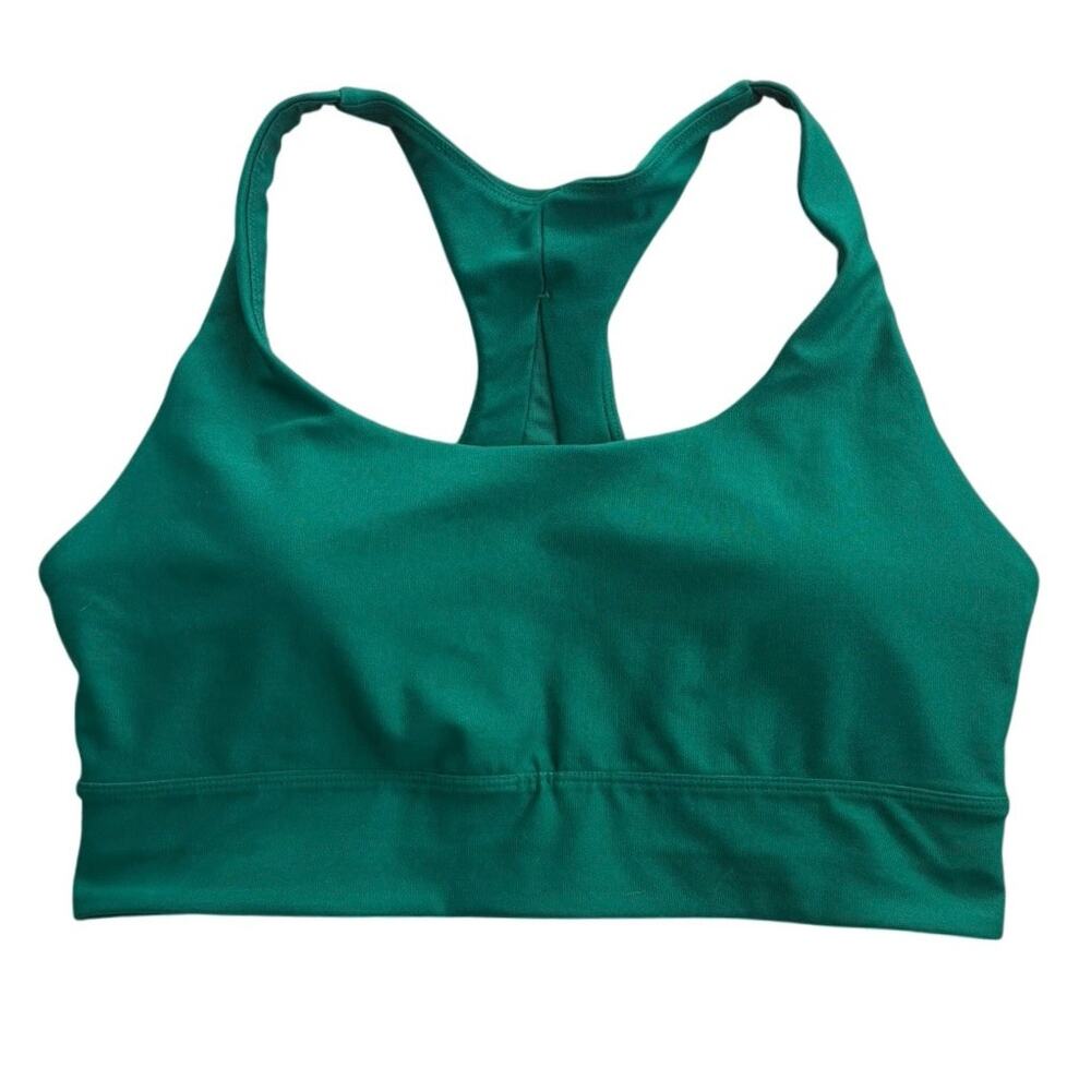 Dip Green Racer Back Sports Bra Large